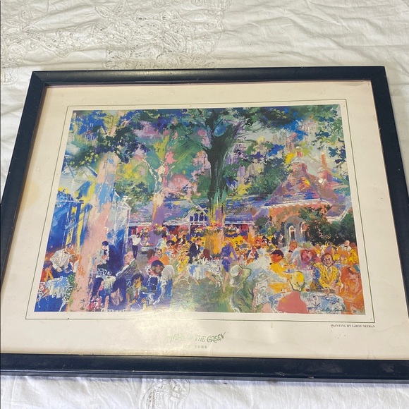 LeRoy Neiman "Tavern on the Green" Signed Framed Art Serigraph NYC Central Park - Picture 2 of 5